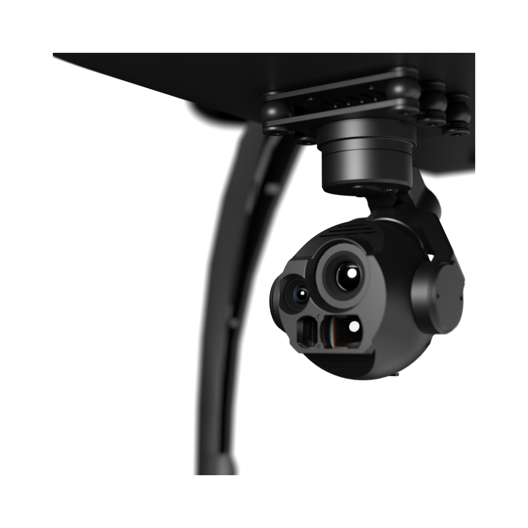 3-Axis PTZ Gimbal Camera-30X Digital Zoom and Thermal Dual Sensors and Laser - Unmanned RC