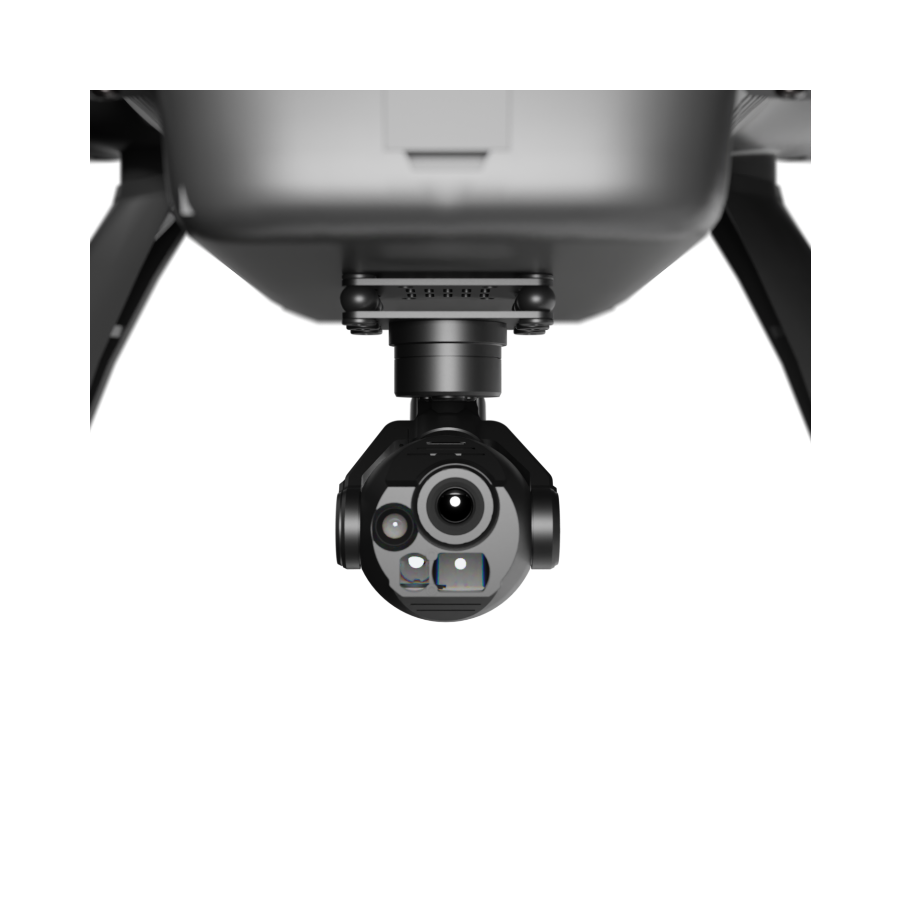 3-Axis PTZ Gimbal Camera-30X Digital Zoom and Thermal Dual Sensors and Laser - Unmanned RC