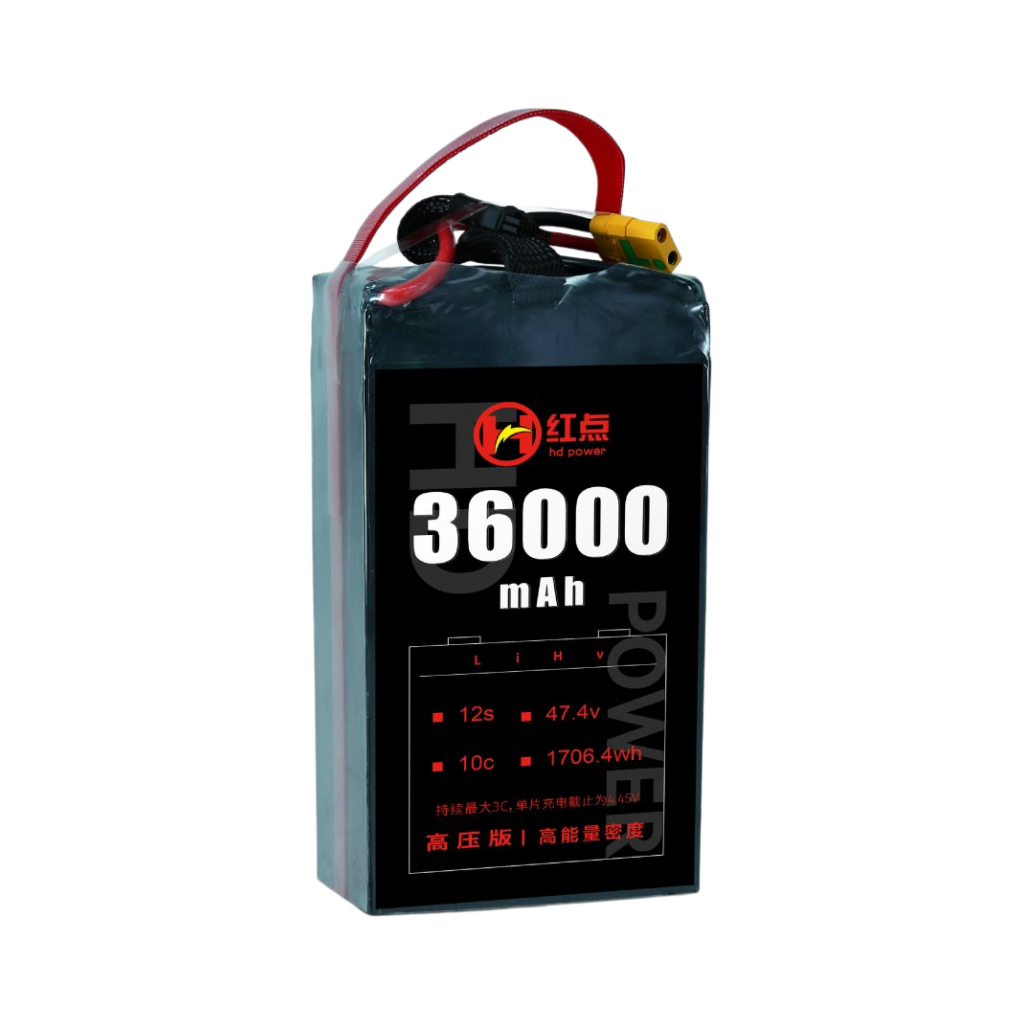 RED /Lithium-Polymer Battery/ 12S High energy density & HV 4.45V battery 22Ah~43Ah - Unmanned RC