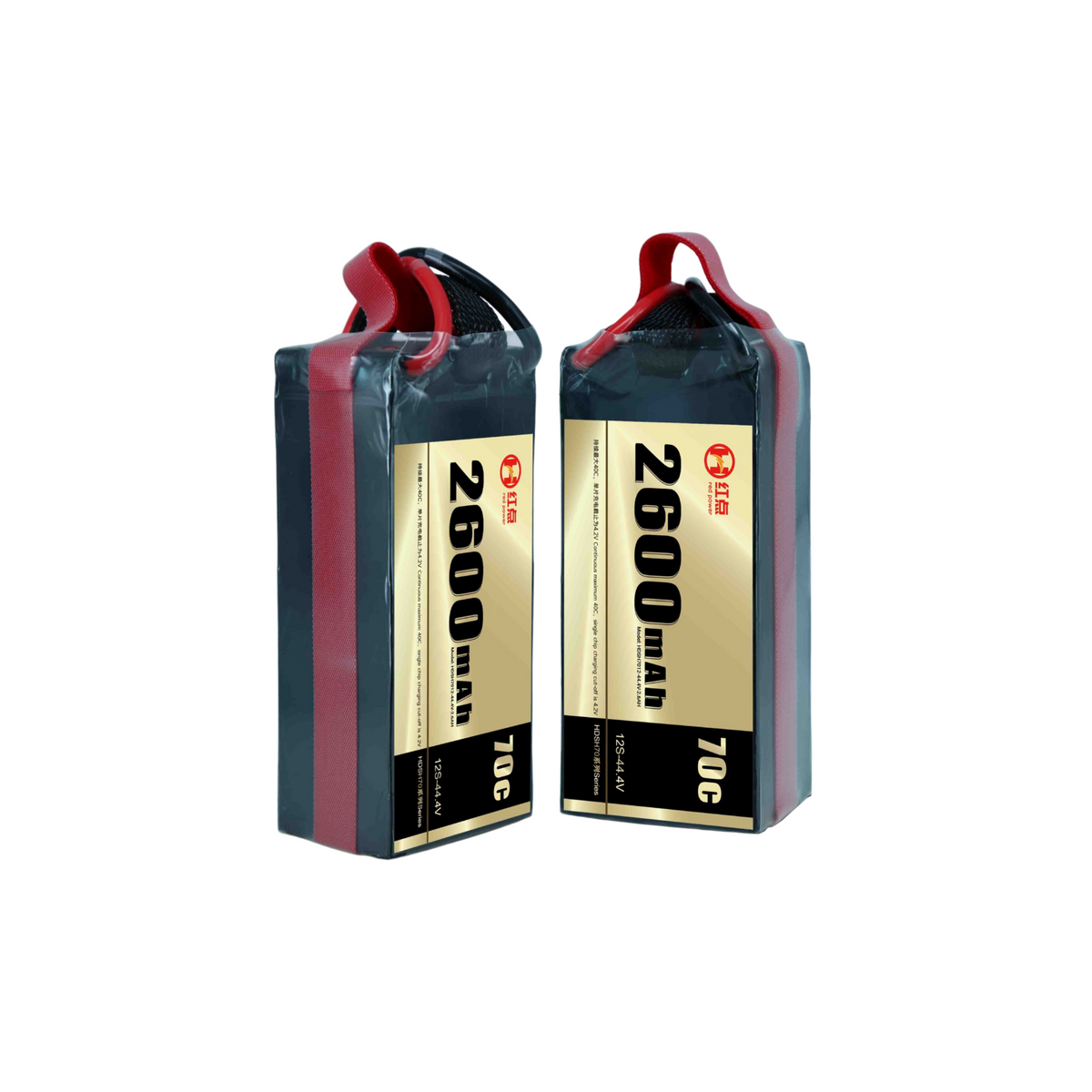 RED /Lithium-Polymer Battery/ 12S 70C High rate battery 2.6Ah~6Ah - Unmanned RC
