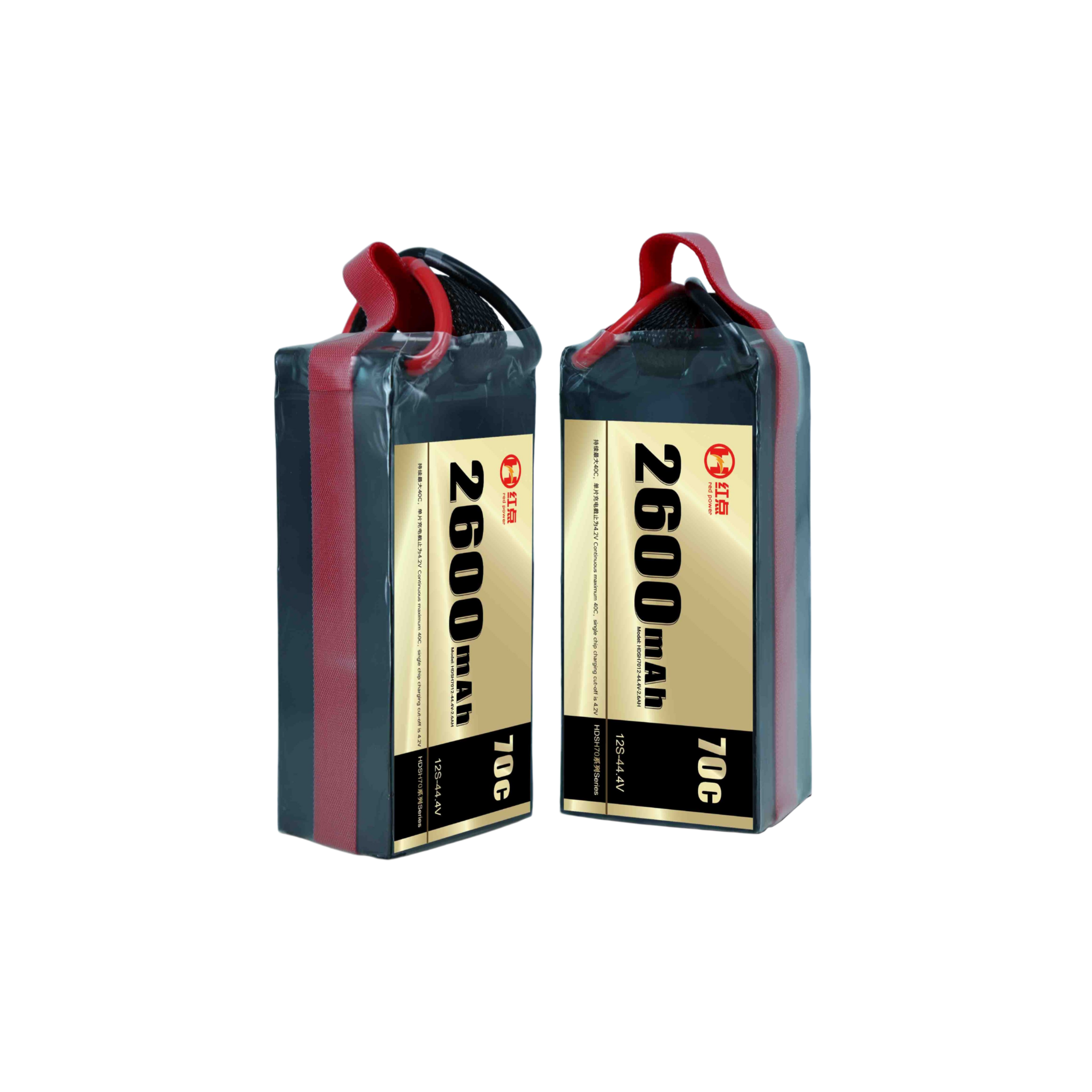 RED /Lithium-Polymer Battery/ 12S 70C High rate battery 2.6Ah~6Ah - Unmanned RC