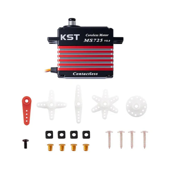 KST MS725 V8.0 HV Digital Coreless Servo with Contactless Hall Sensor 20Kgf.cm 0.07sec/60° for 550 & 700 Size RC Helicopter - Unmanned RC
