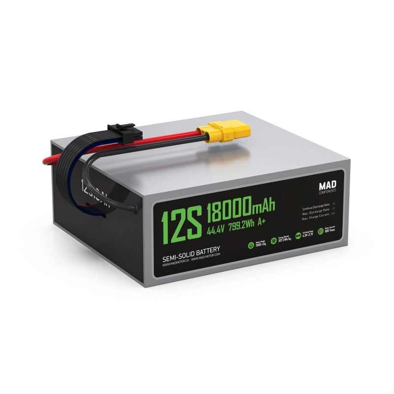 MAD 12S 18Ah(A+) Drone Solid State Lithium-ion Battery - Unmanned RC