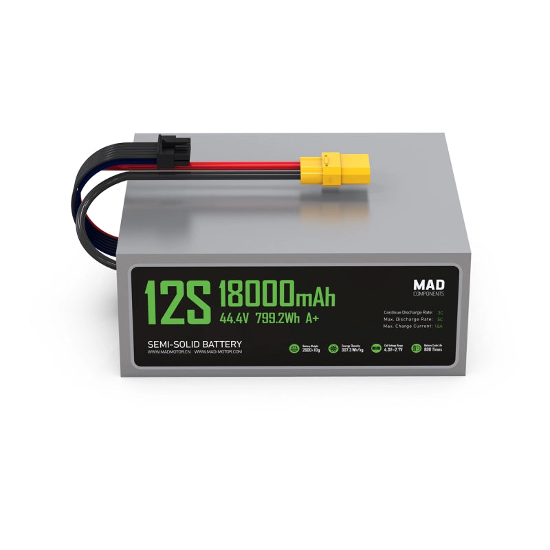 MAD 12S 18Ah(A+) Drone Solid State Lithium-ion Battery - Unmanned RC