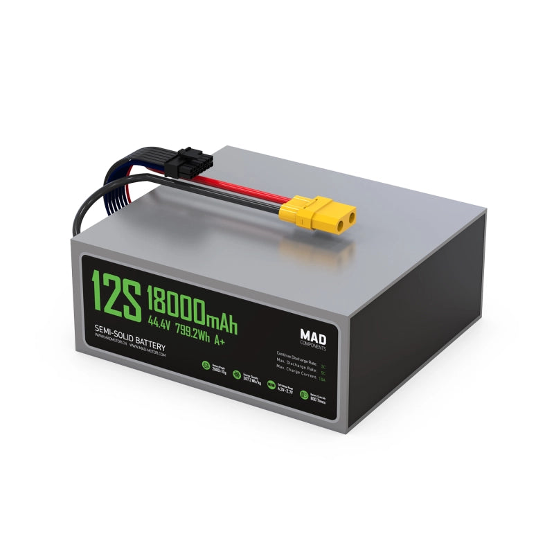 MAD 12S 18Ah(A+) Drone Solid State Lithium-ion Battery - Unmanned RC