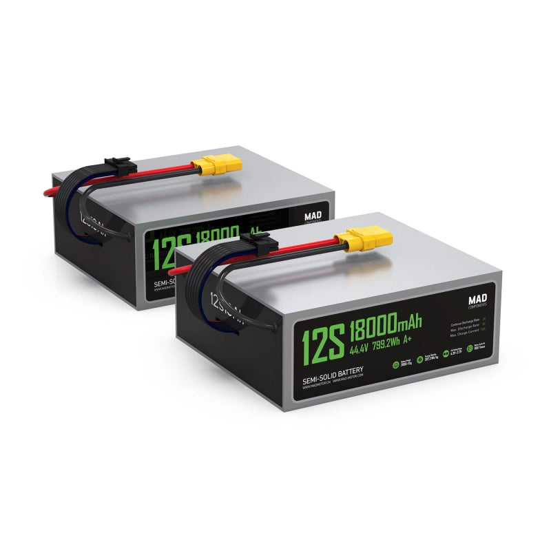 MAD 12S 18Ah(A+) Drone Solid State Lithium-ion Battery - Unmanned RC