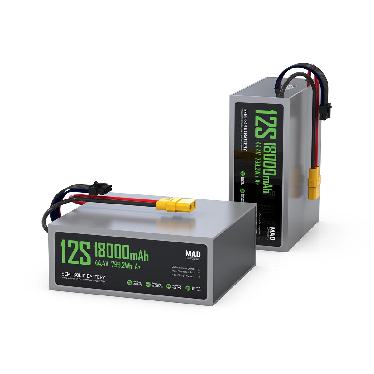 MAD 12S 18Ah(A+) Drone Solid State Lithium-ion Battery - Unmanned RC