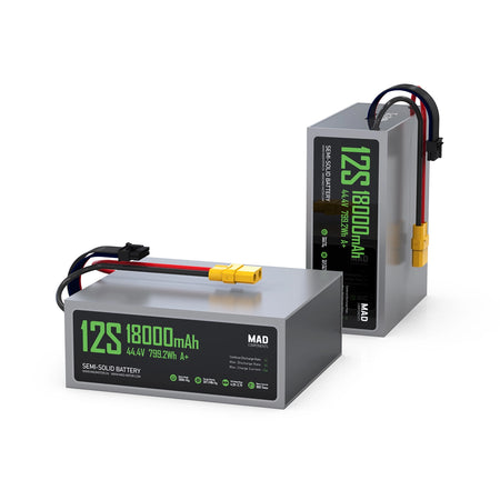 MAD 12S 18Ah(A+) Drone Solid State Lithium-ion Battery - Unmanned RC