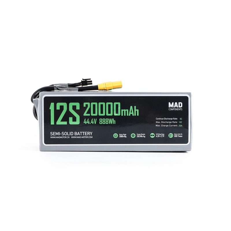 MAD 12S 20Ah Solid State Lithium-ion Battery - Unmanned RC