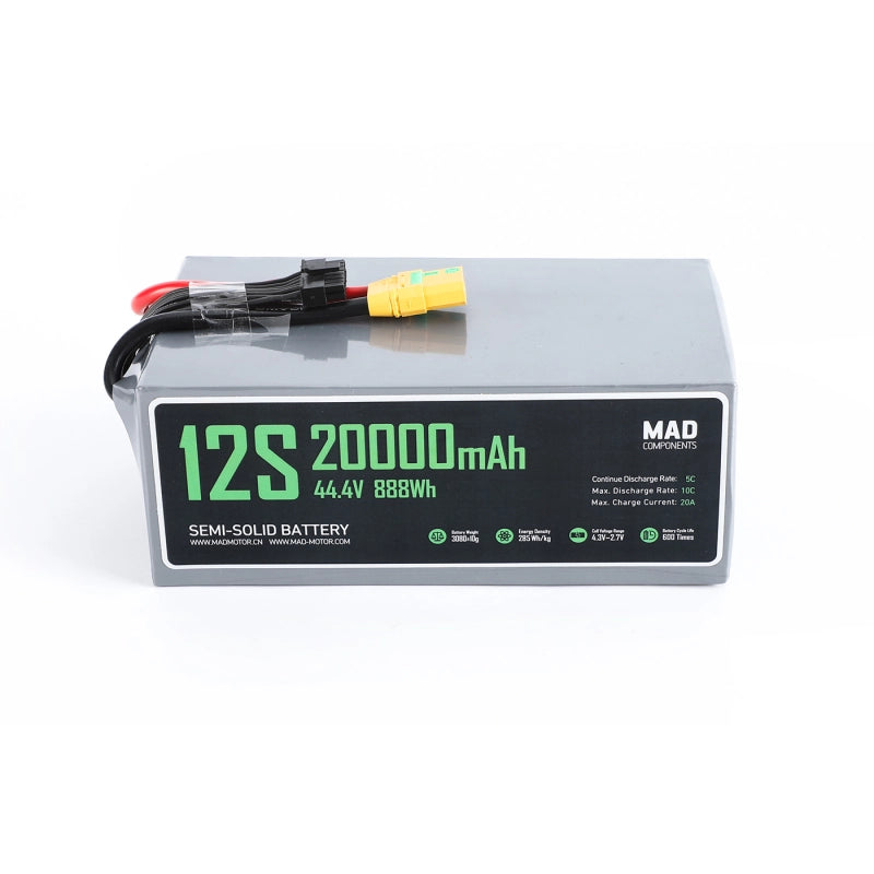 MAD 12S 20Ah Solid State Lithium-ion Battery - Unmanned RC
