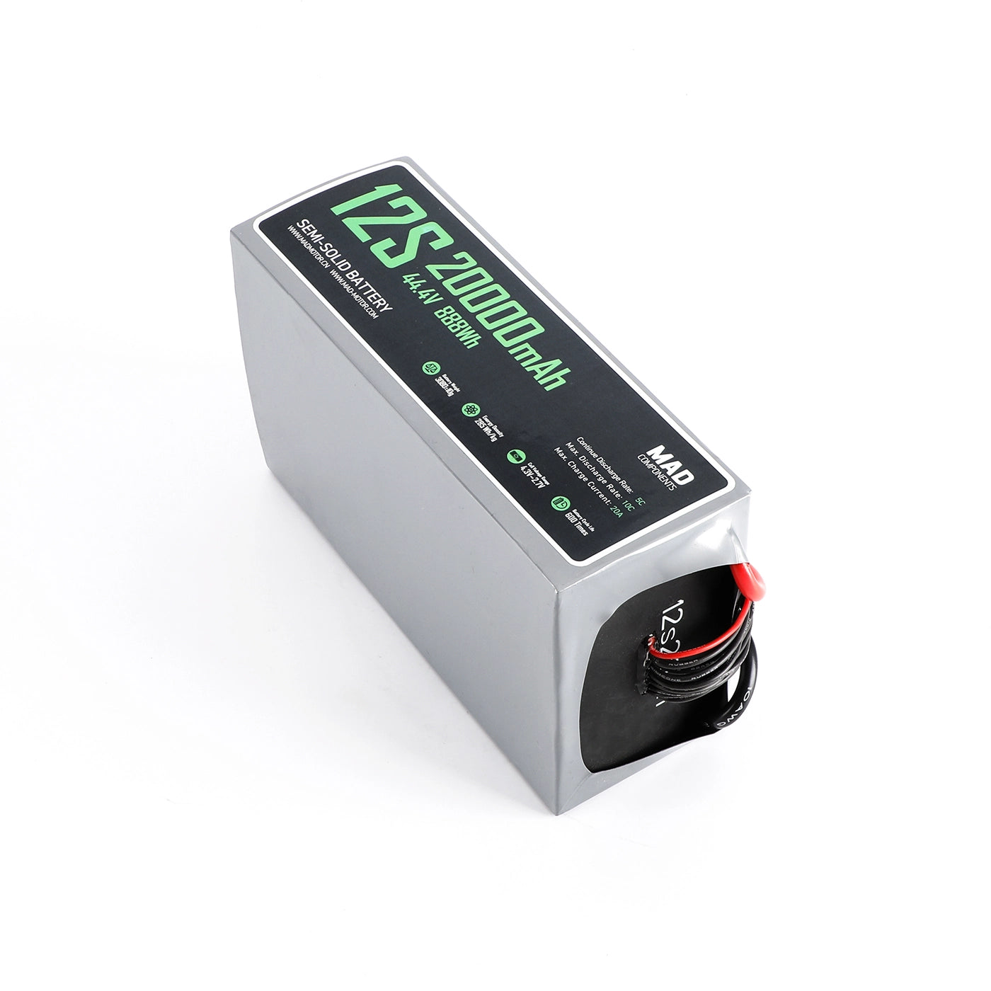 MAD 12S 20Ah Solid State Lithium-ion Battery - Unmanned RC