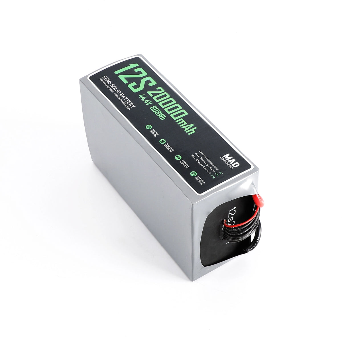 MAD 12S 20Ah Solid State Lithium-ion Battery - Unmanned RC