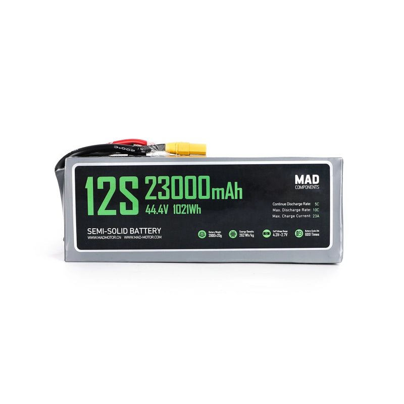 MAD 12S 23Ah Solid State Lithium-ion Battery - Unmanned RC