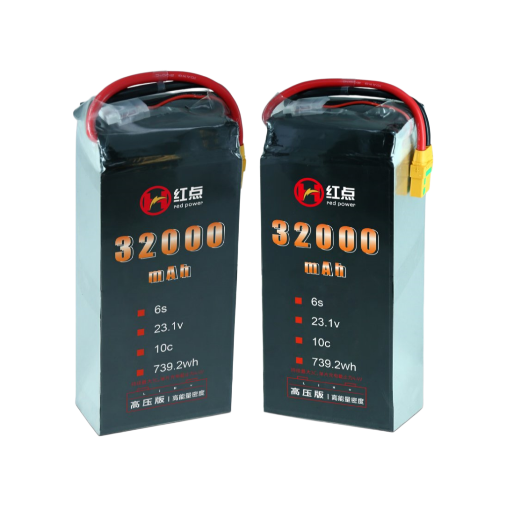 RED /Lithium-Polymer Battery/ 6S High energy density & HV 4.4V battery 23Ah~34Ah - Unmanned RC
