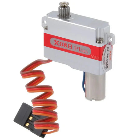 KST X08H Plus V6.0 Horizontal Lug Micro Servo 5.3Kgf.cm 0.09sec 9.5g 8mm for RC Gliders - Unmanned RC