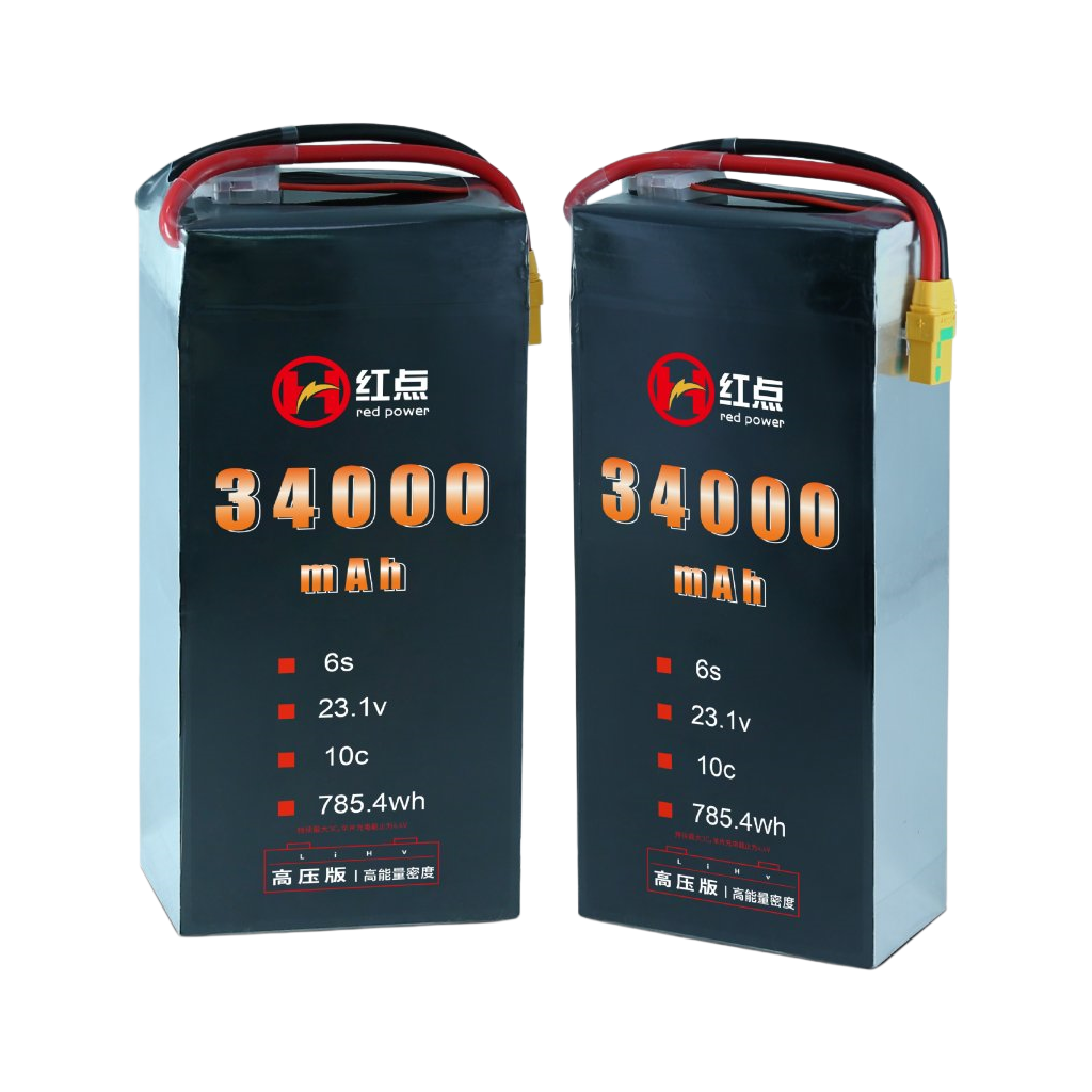 RED /Lithium-Polymer Battery/ 6S High energy density & HV 4.4V battery 23Ah~34Ah - Unmanned RC
