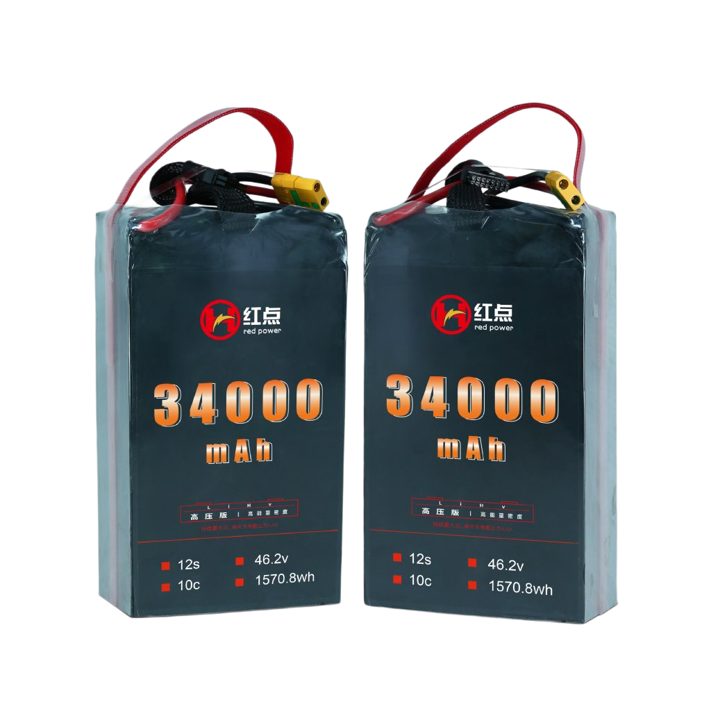 RED /Lithium-Polymer Battery/ 12S High energy density & HV 4.4V battery 23Ah~34Ah - Unmanned RC