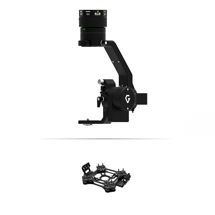 Three Axis Pixy S Gremsy Gimbal - Unmanned RC