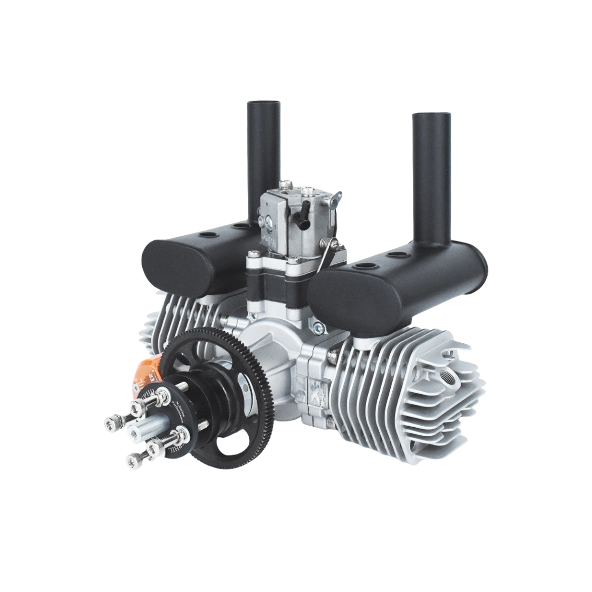 EPHIL X-Series 76cc-T Pro Gasoline Engine w/ E-Starter; Spark Plug & Electronic Ignition - Unmanned RC