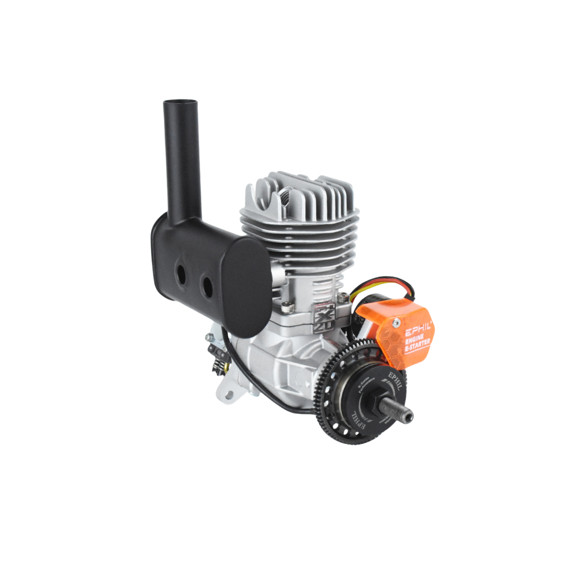 EPHIL X-Series 20cc-S Pro Gasoline Engine w/ E-Starter; Spark Plug & Electronic Ignition - Unmanned RC