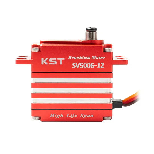 KST SV5006-12 SHV 4 Pole Brushless Digital Standard Servo 55Kgf.cm 0.063sec/60° 6BB for RC Cars, Competition RC Planes & Robotics - Unmanned RC