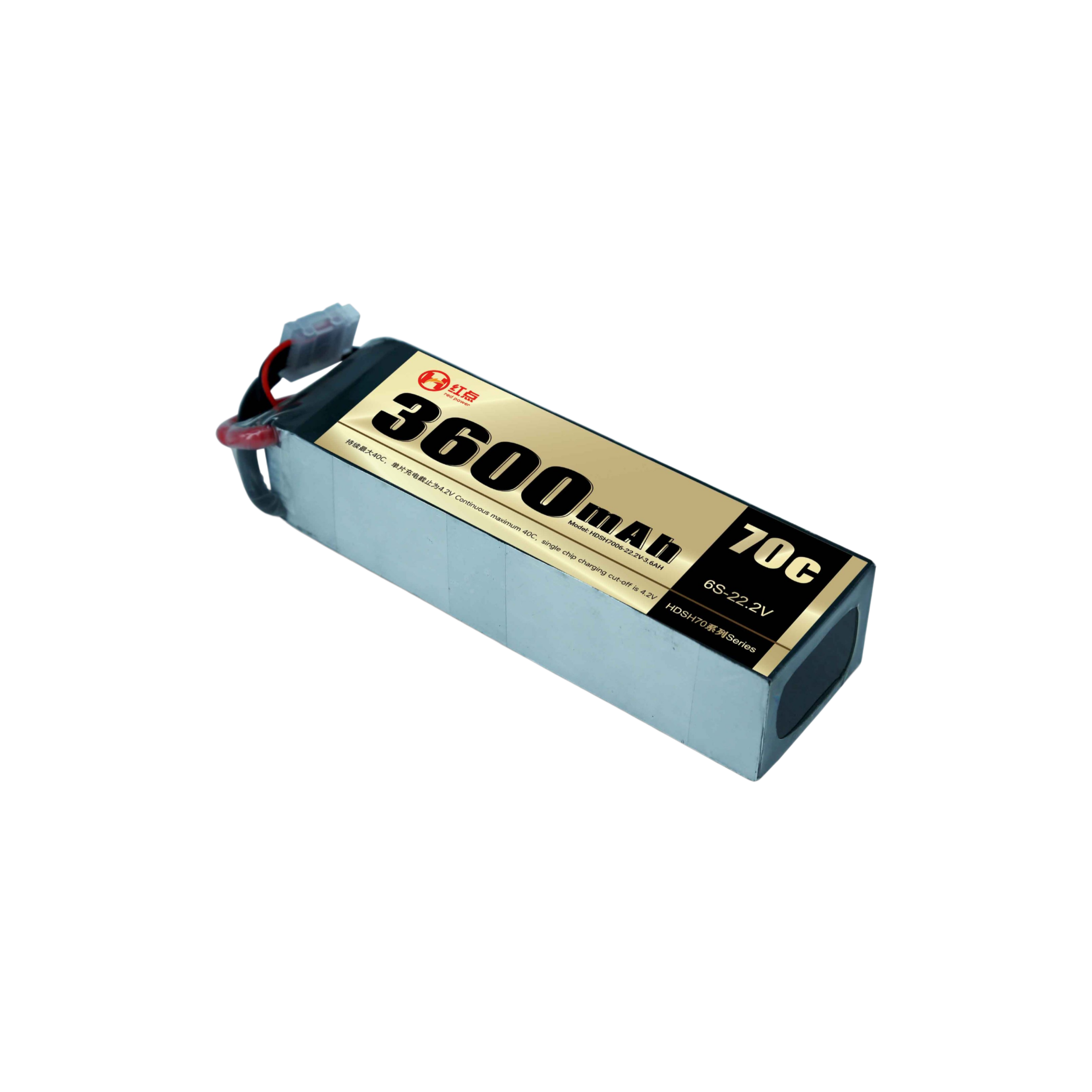 RED /Lithium-Polymer Battery/ 6S 70C High rate battery 2.6Ah~6Ah - Unmanned RC