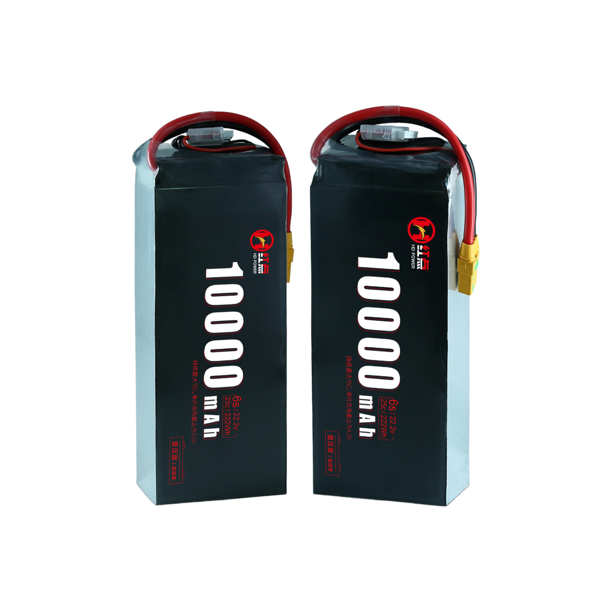 RED /Lithium-Polymer Battery/ 6S/12S/14S 25C High rate battery 9Ah/10Ah - Unmanned RC