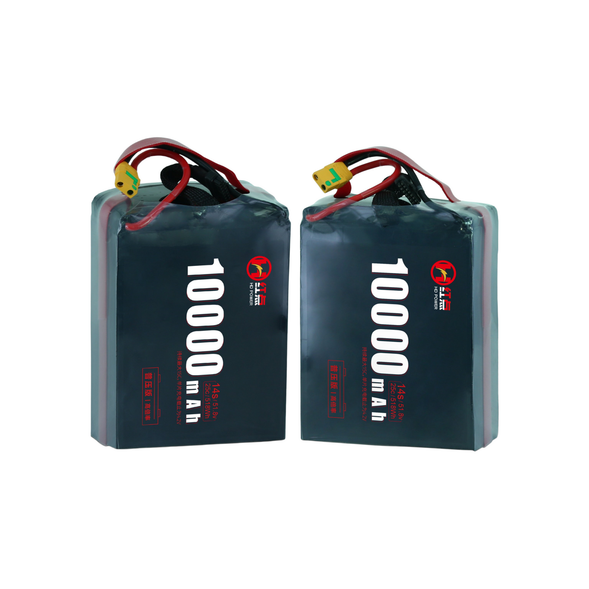RED /Lithium-Polymer Battery/ 6S/12S/14S 25C High rate battery 9Ah/10Ah - Unmanned RC