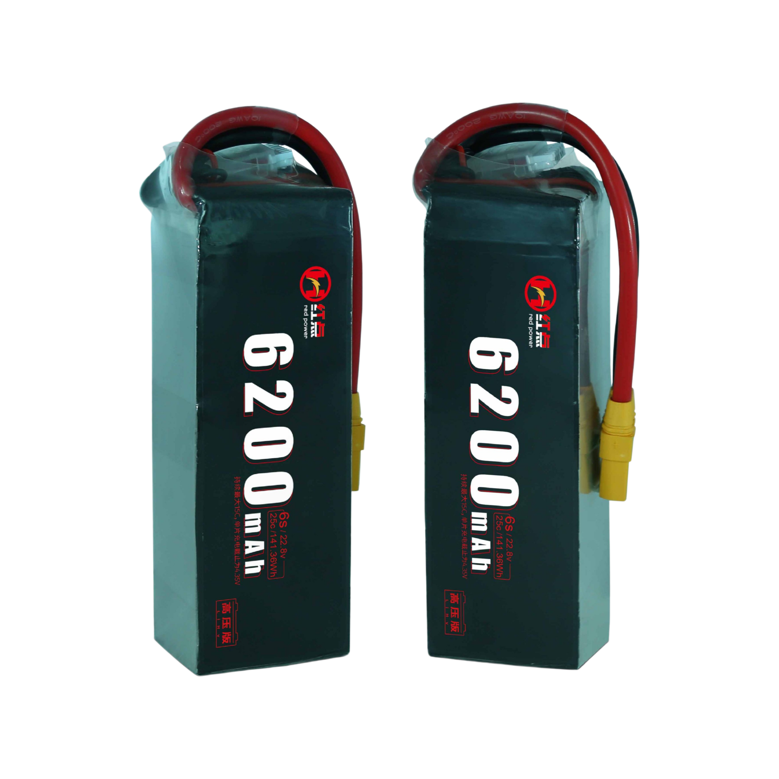 RED /Lithium-Polymer Battery/ 6S 25C High rate battery 4Ah~8Ah - Unmanned RC