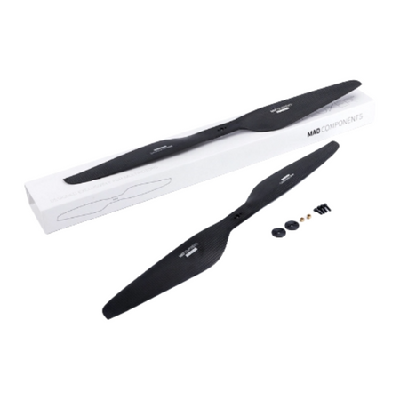 13x4.4 inch FLUXER pro 13x4.4 inch Matt carbon fiber propeller - Unmanned RC