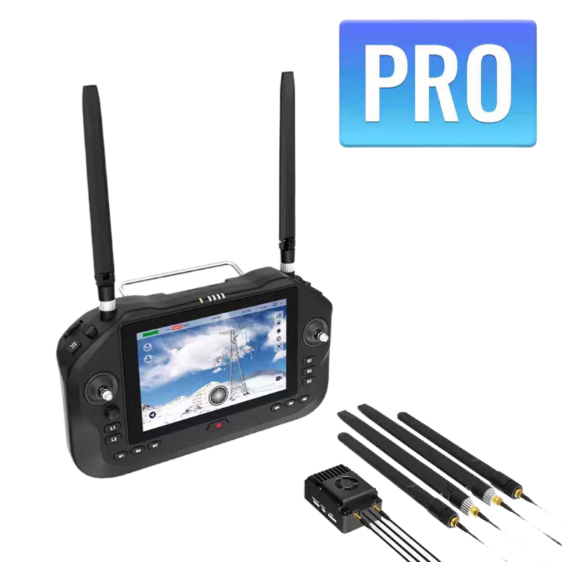 SIYI UniRC 7 / 7 Pro Dual Frequency 2.4 & 5 GHz Handheld Ground Station 40 KM Range Smart Controller - Unmanned RC