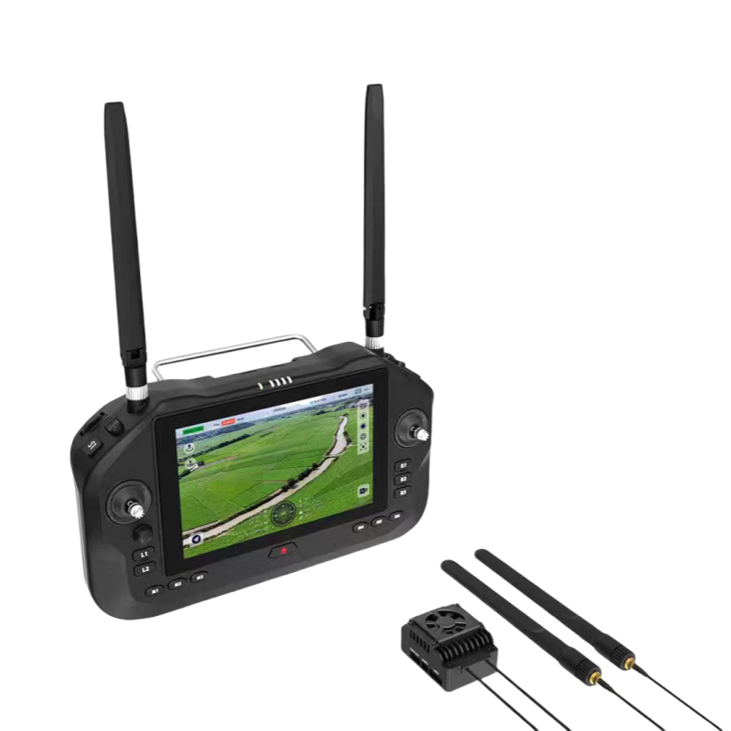 SIYI UniRC 7 / 7 Pro Dual Frequency 2.4 & 5 GHz Handheld Ground Station 40 KM Range Smart Controller - Unmanned RC