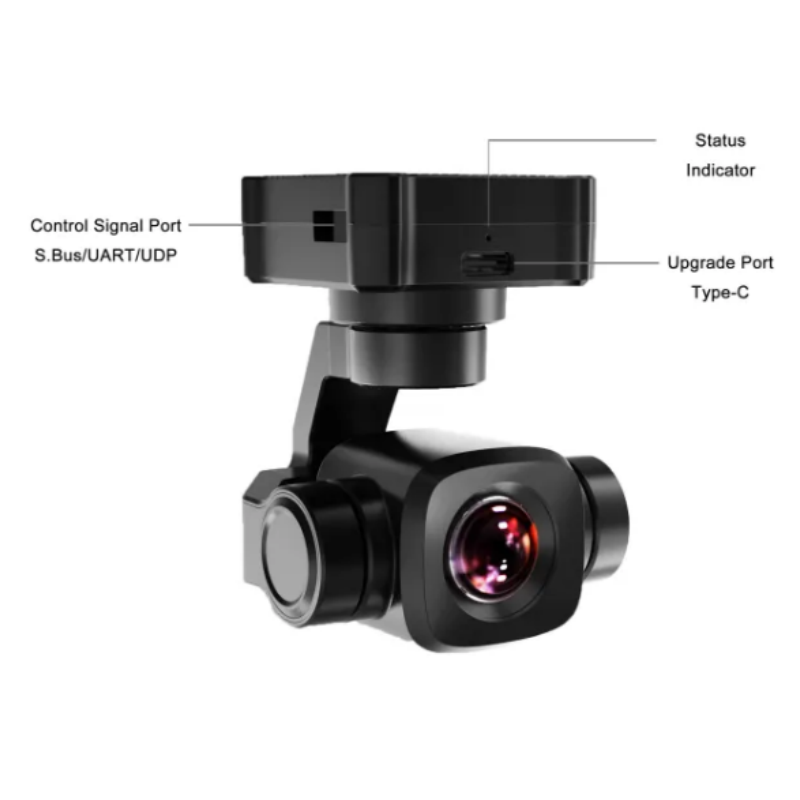 SIYI A8 Mini 4K 8MP Ultra HD 6X Digital Zoom Camera with 3 Axis Gimbal - Unmanned RC