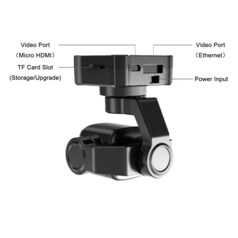 SIYI A8 Mini 4K 8MP Ultra HD 6X Digital Zoom Camera with 3 Axis Gimbal - Unmanned RC