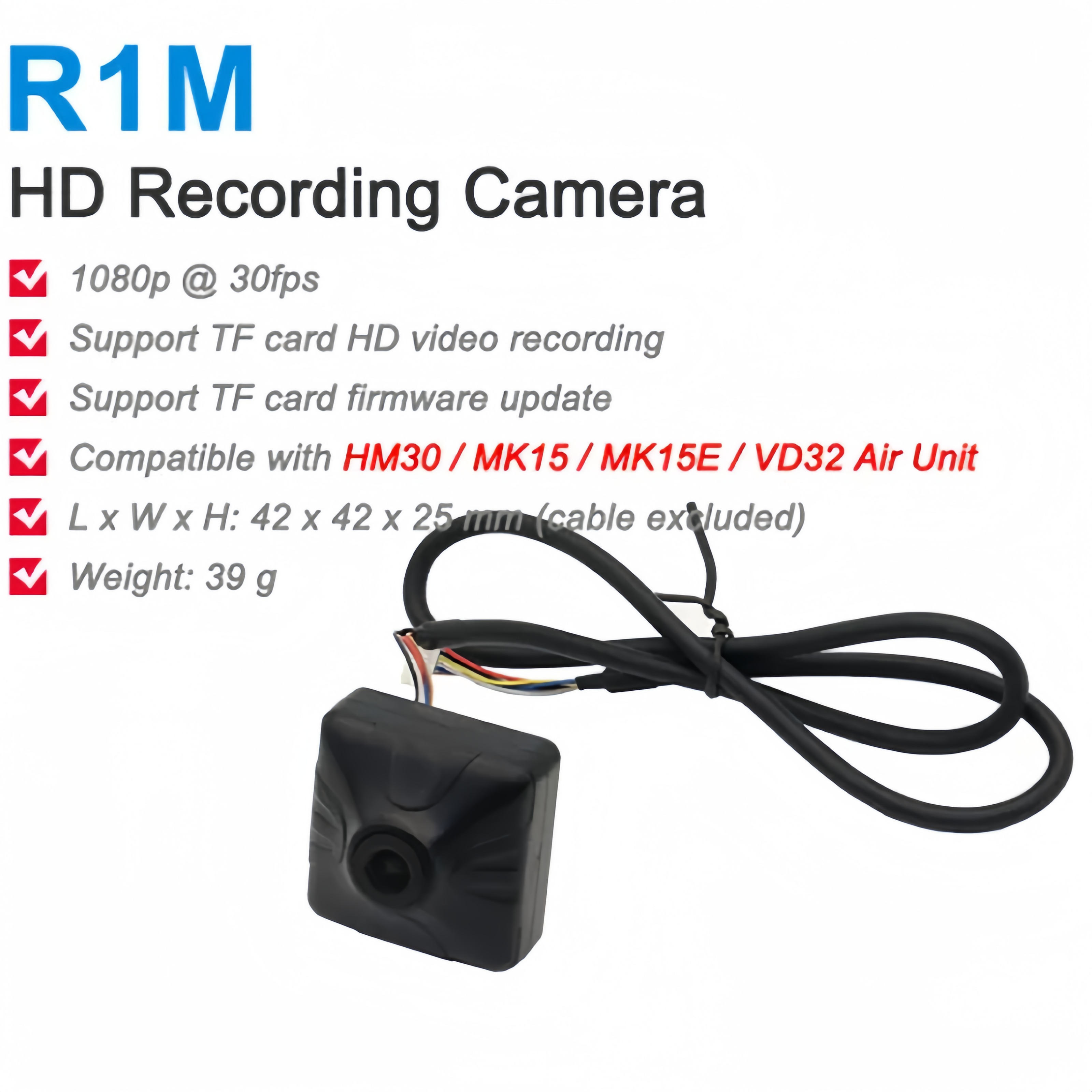 SIYI R1M Recording FPV Camera - Unmanned RC