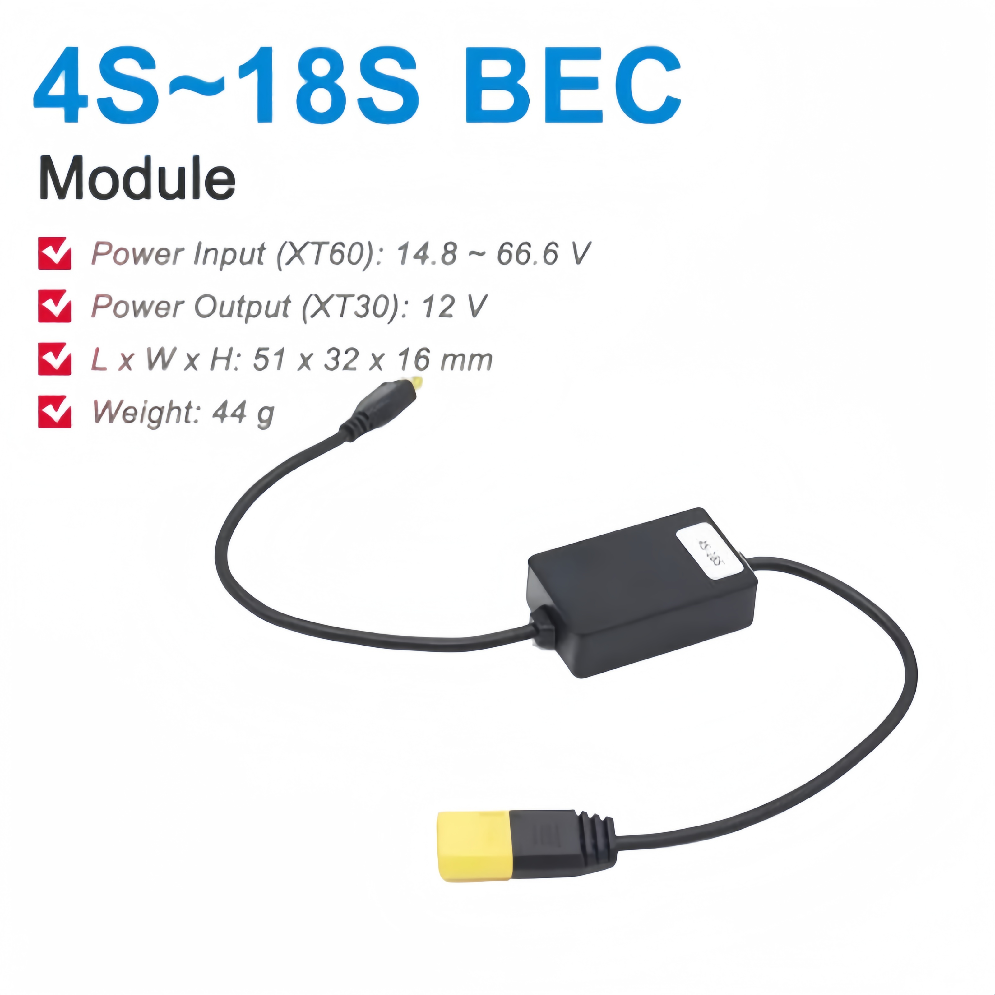 SIYI 4-18S BEC Module for HM30 Air Unit - Unmanned RC