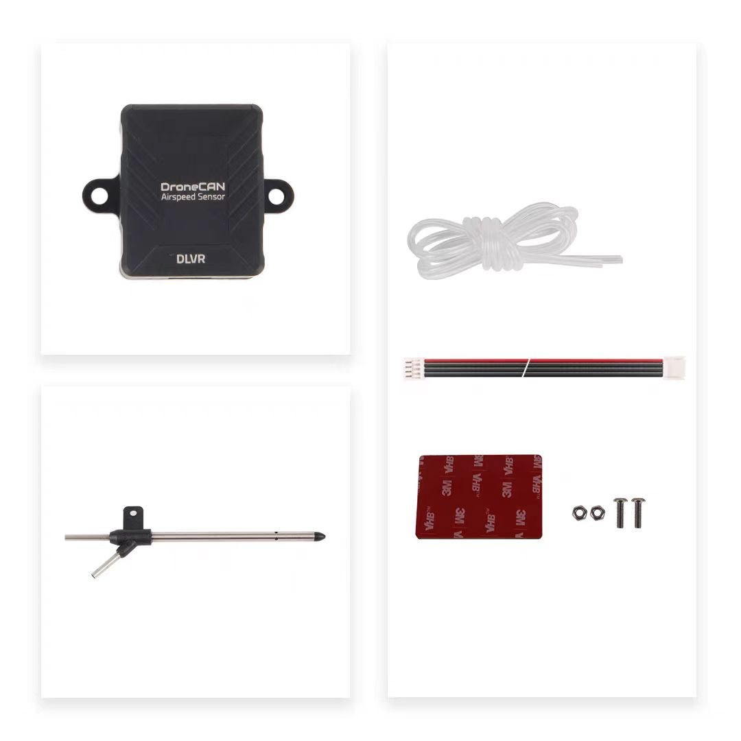 High Precision DroneCAN Airspeed Sensor - DLVR - Unmanned RC