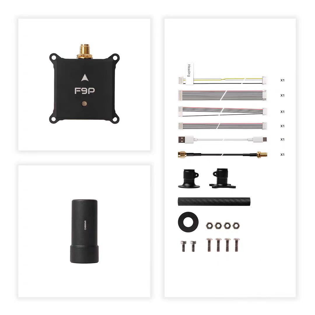 H-RTK NEO-F9P w/ Helical Antenna - Unmanned RC