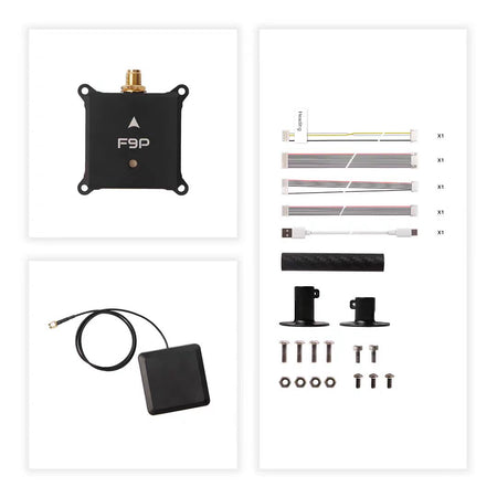 H-RTK NEO-F9P w/ Vertical Array Patch Antenna - Unmanned RC