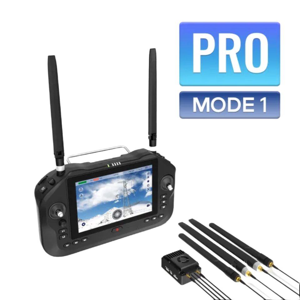 SIYI UniRC 7 / 7 Pro Dual Frequency 2.4 & 5 GHz Handheld Ground Station 40 KM Range Smart Controller - Unmanned RC