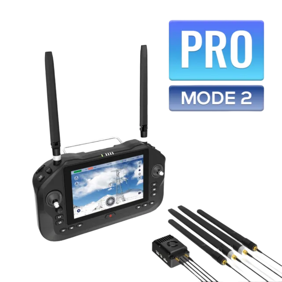 SIYI UniRC 7 / 7 Pro Dual Frequency 2.4 & 5 GHz Handheld Ground Station 40 KM Range Smart Controller - Unmanned RC