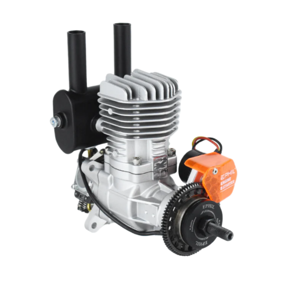 EPHIL X-Series 20cc-R Pro Gasoline Engine w/ E-Starter; Spark Plug & Electronic Ignition - Unmanned RC