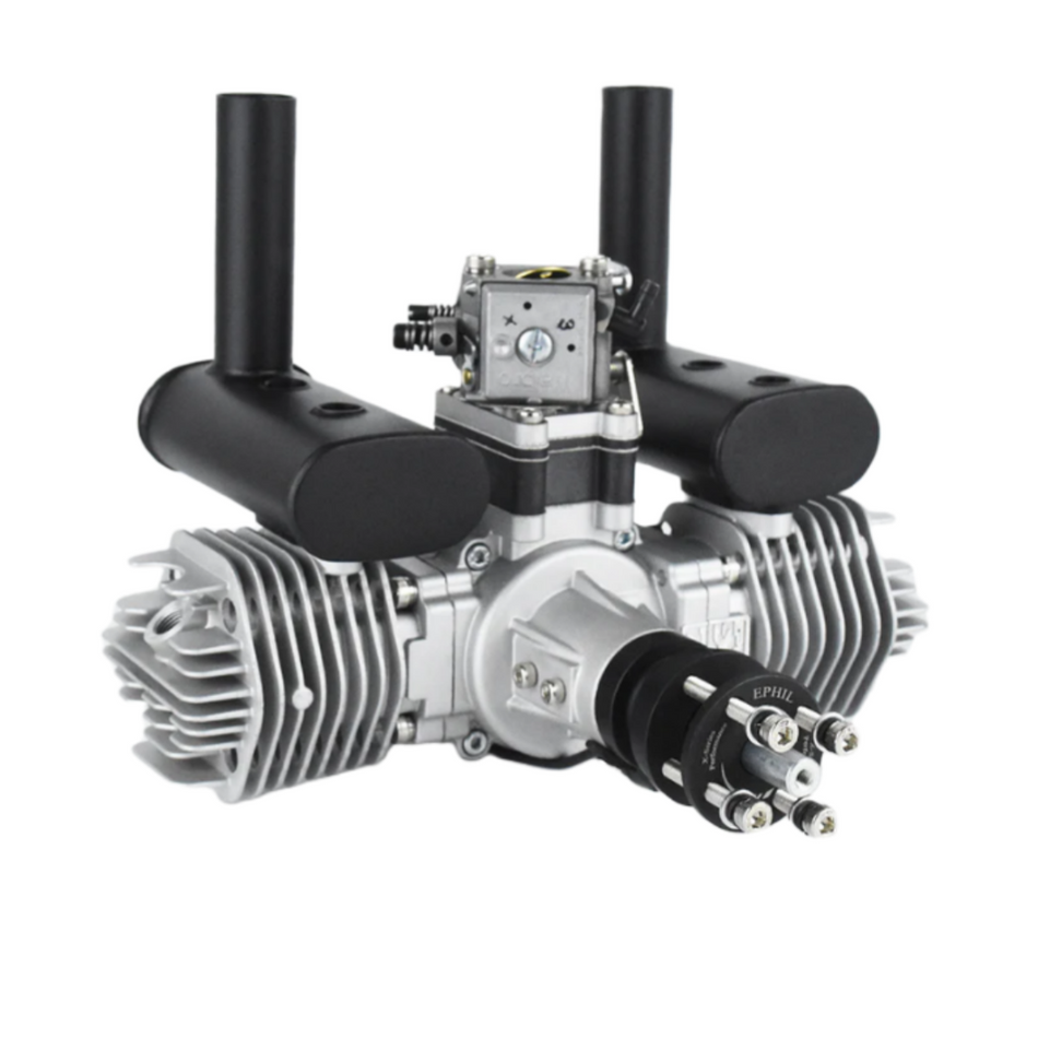 EPHIL X-Series 76cc-T Gasoline Engine w/ Spark Plugs & Electronic Ignition - Unmanned RC