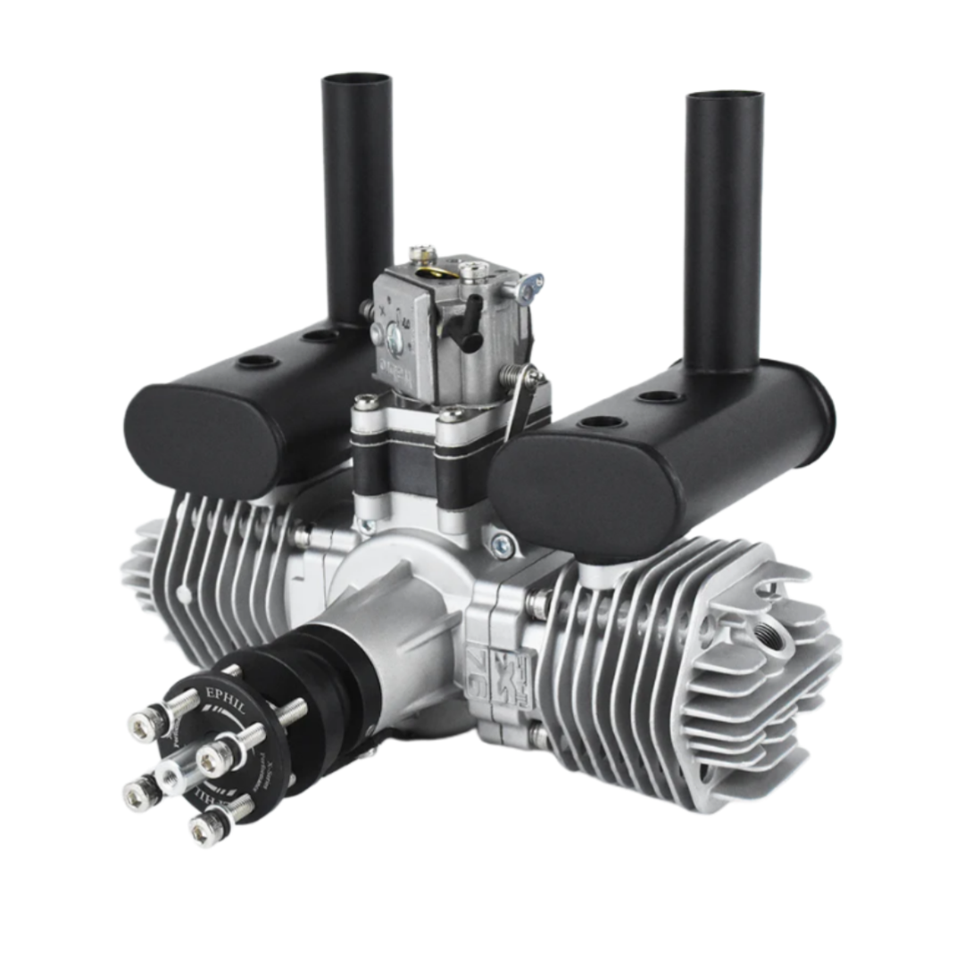 EPHIL X-Series 76cc-T Gasoline Engine w/ Spark Plugs & Electronic Ignition - Unmanned RC