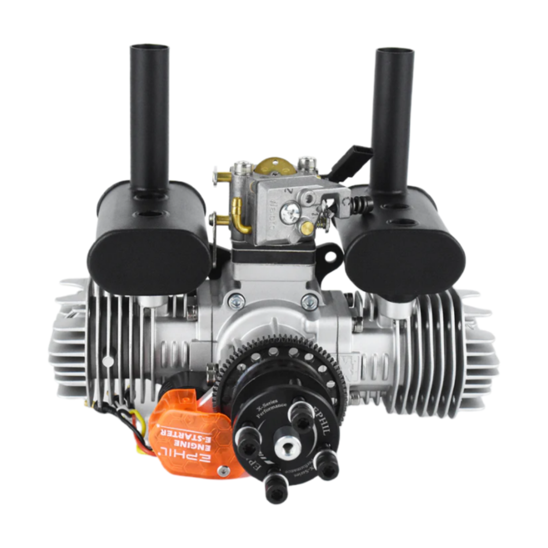 EPHIL X-Series 40cc-T Pro Gasoline Engine w/ E-Starter; Spark Plugs & Electronic Ignition - Unmanned RC
