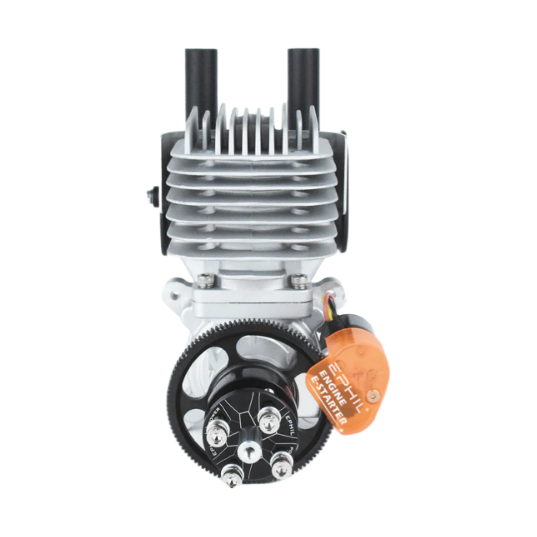 EPHIL 60cc-R Pro Gasoline Engine w/ Electric Starter; Spark Plug & Electronic Ignition - Unmanned RC