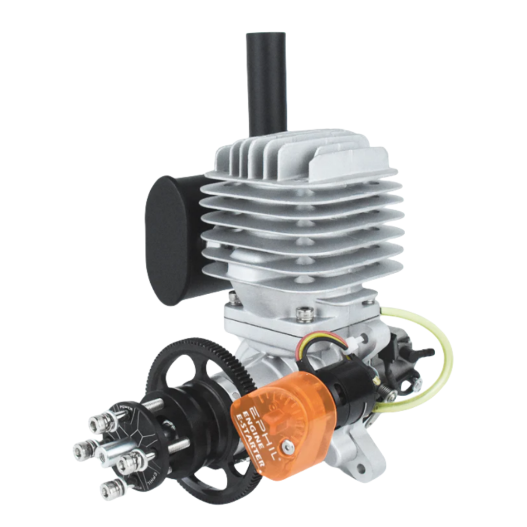 EPHIL  60cc-S Pro Gasoline Engine w/ Electric Starter; Spark Plug & Electronic Ignition - Unmanned RC