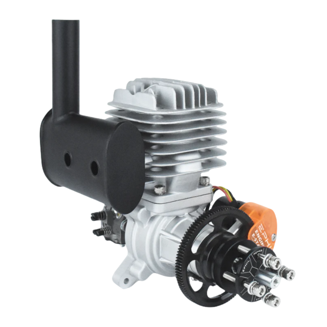 EPHIL  60cc-S Pro Gasoline Engine w/ Electric Starter; Spark Plug & Electronic Ignition - Unmanned RC