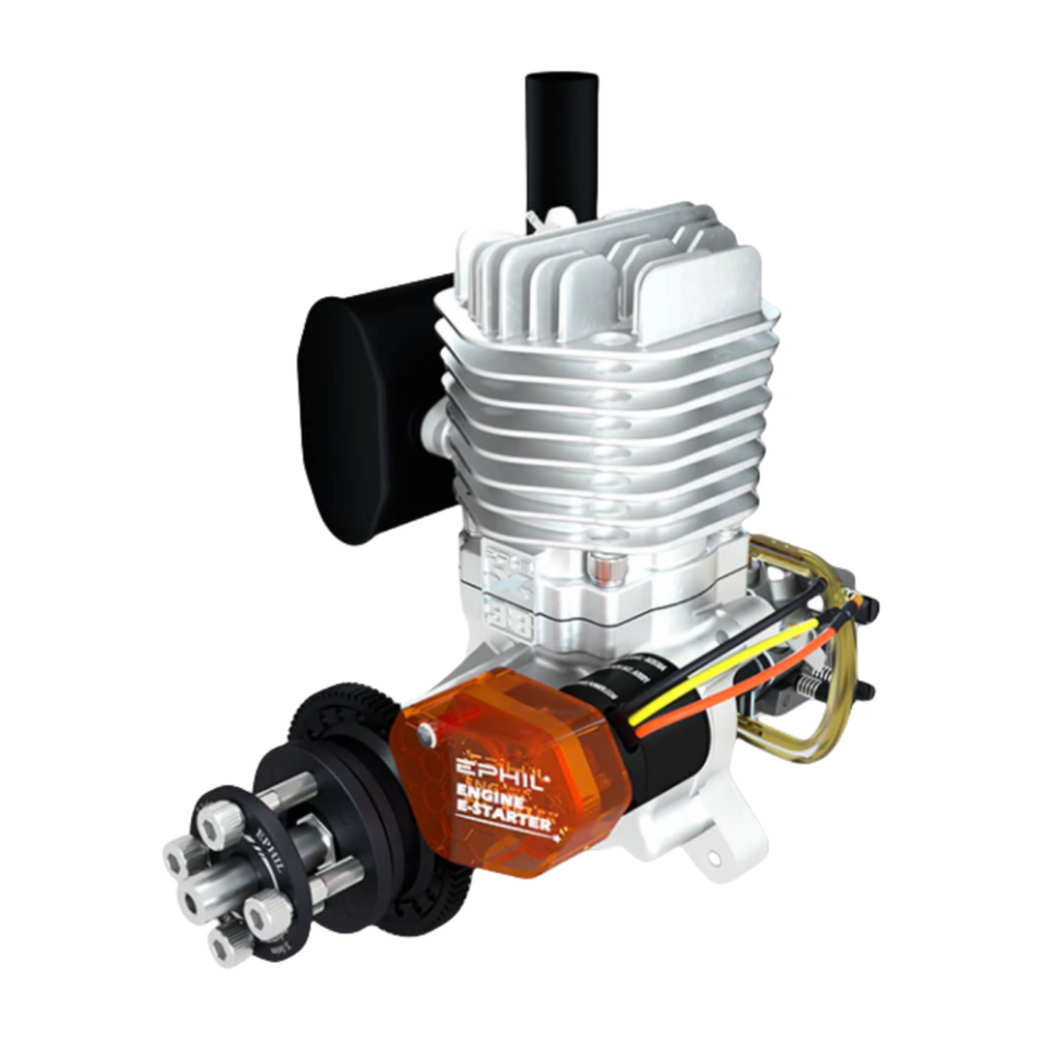 EPHIL XG-Series 38cc-S Pro Glow Gasoline Engine w/ E-Starter;Glow Plug & Ignition - Unmanned RC