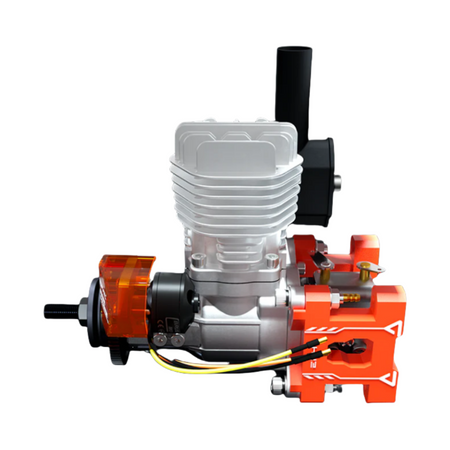 EPHIL XG-Series 20cc-S Pro Glow Gasoline Engine w/ E-Starter;Glow Plug & Ignition - Unmanned RC